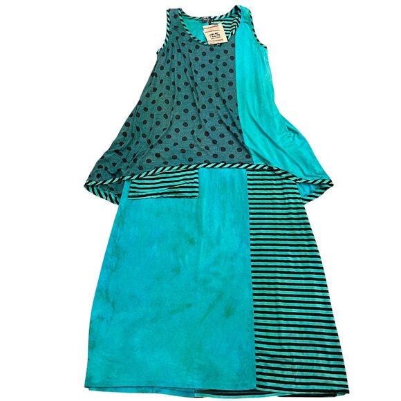 Art of Cloth Cassie Sleeveless Midi Maxi Dress, NWT, USA, Jade, L - Picture 2 of 11